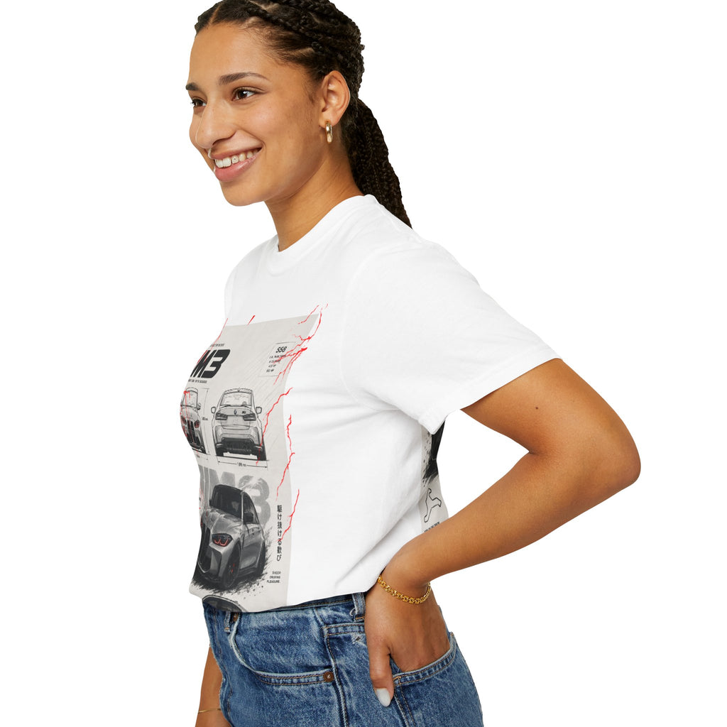 BMW M3 Blueprint T-Shirt — Automotive Sketch Racing Tee